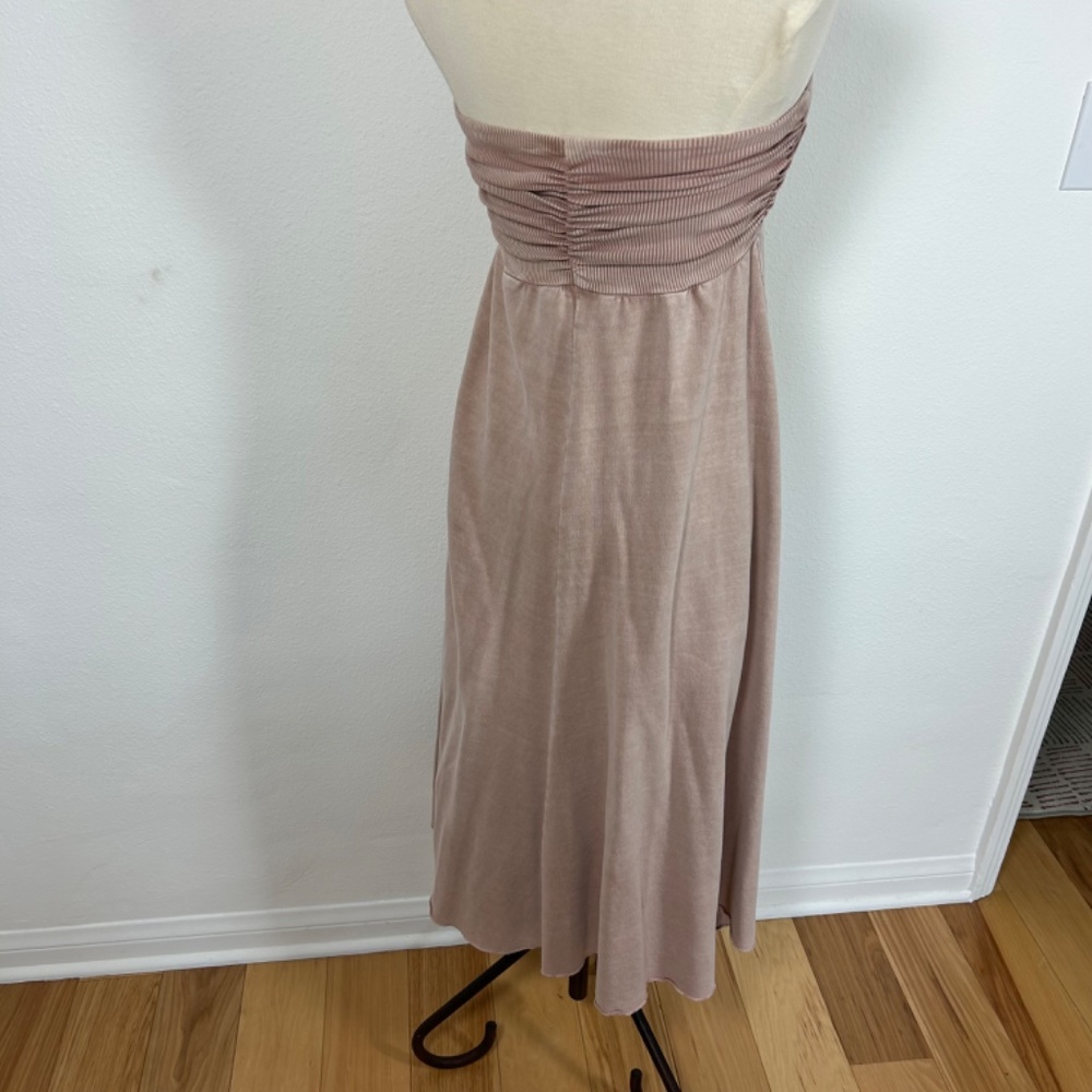 Free People One Melanie Convertible Tube Dress in Mauve pale pink Size XS - Picture 7 of 7